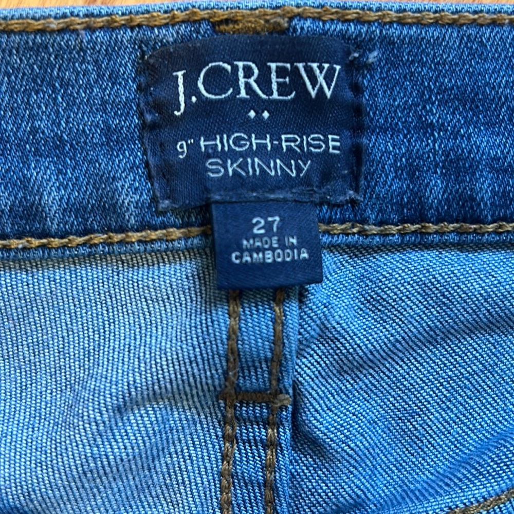 Button fly jcrew jeans